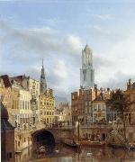 European city landscape, street landsacpe, construction, frontstore, building and architecture. 141 unknow artist